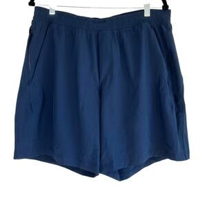 Lululemon Mens Pace Breaker Linerless Short 7" True Navy Size Extra Large